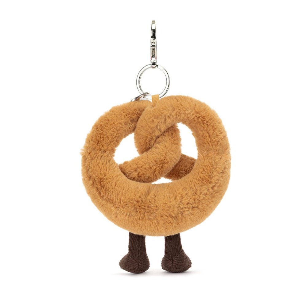 Jellycat Amuseables PRETZEL Bag Charm Authentic in-hand Foodie keychain gift